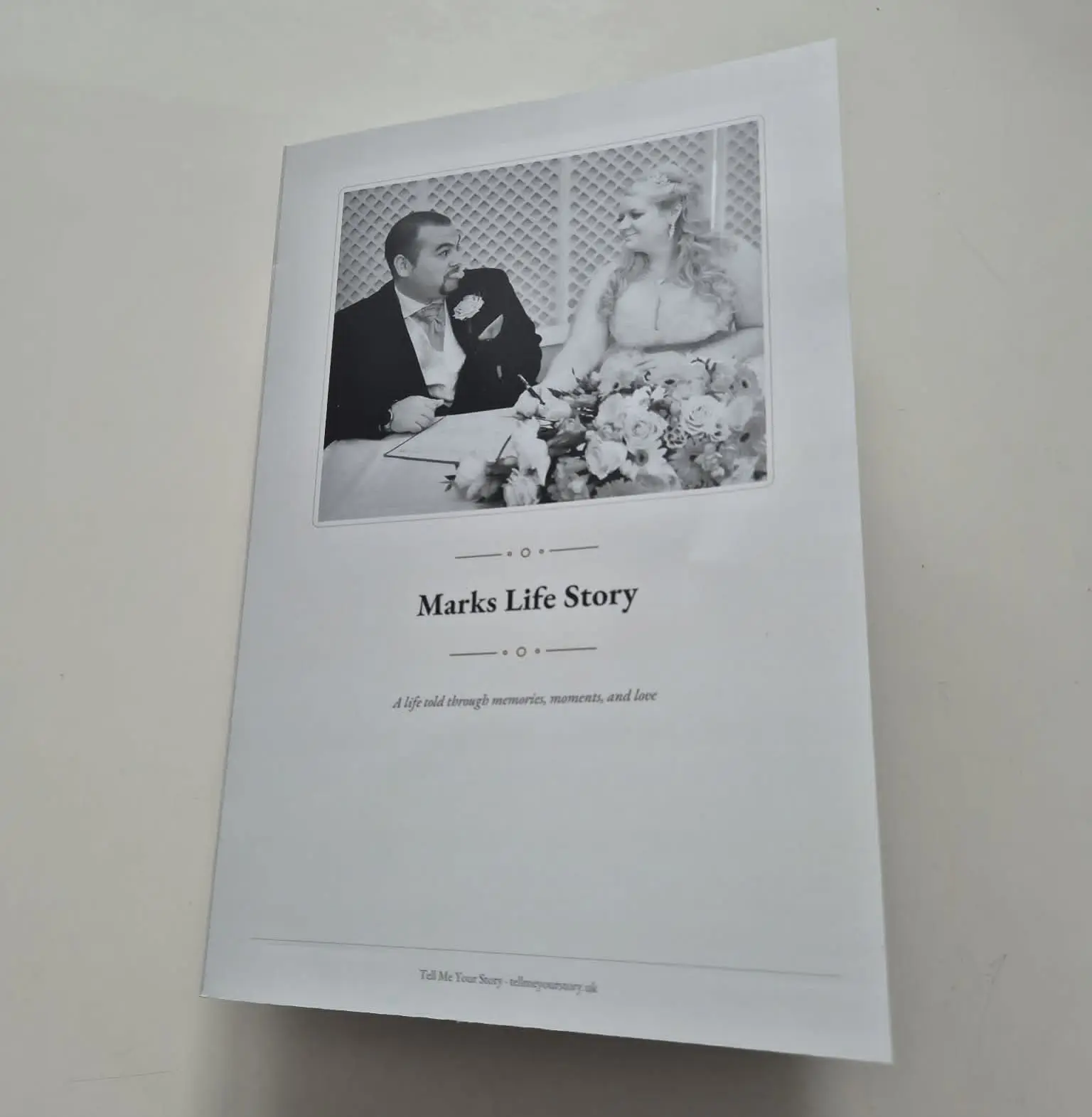 Tell Me Your Story keepsake preview