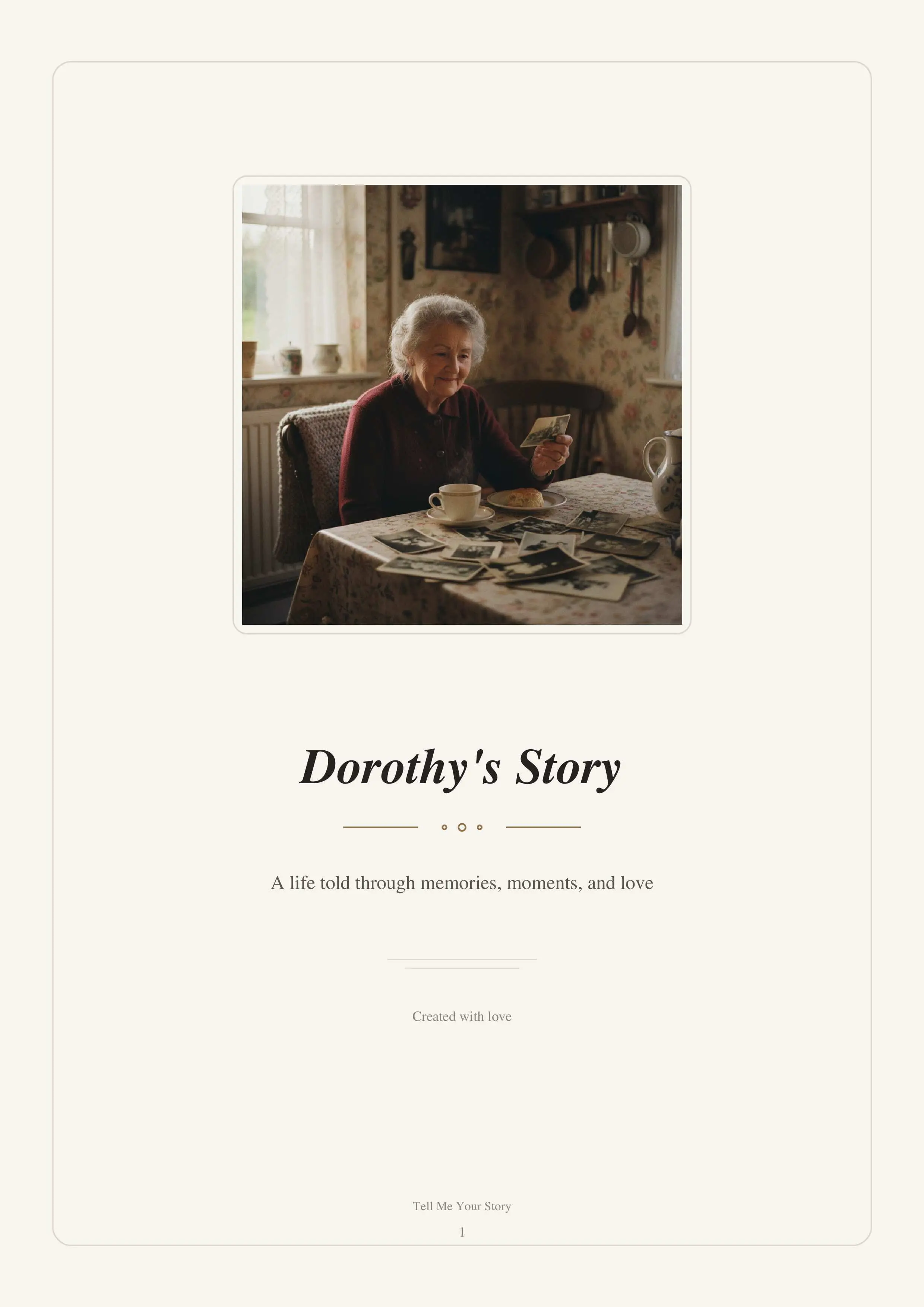 Cover page